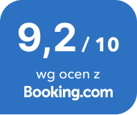 9,2 na 10 według ocen Booking.com